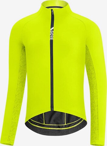 GORE WEAR Athletic Sweatshirt in Yellow: front