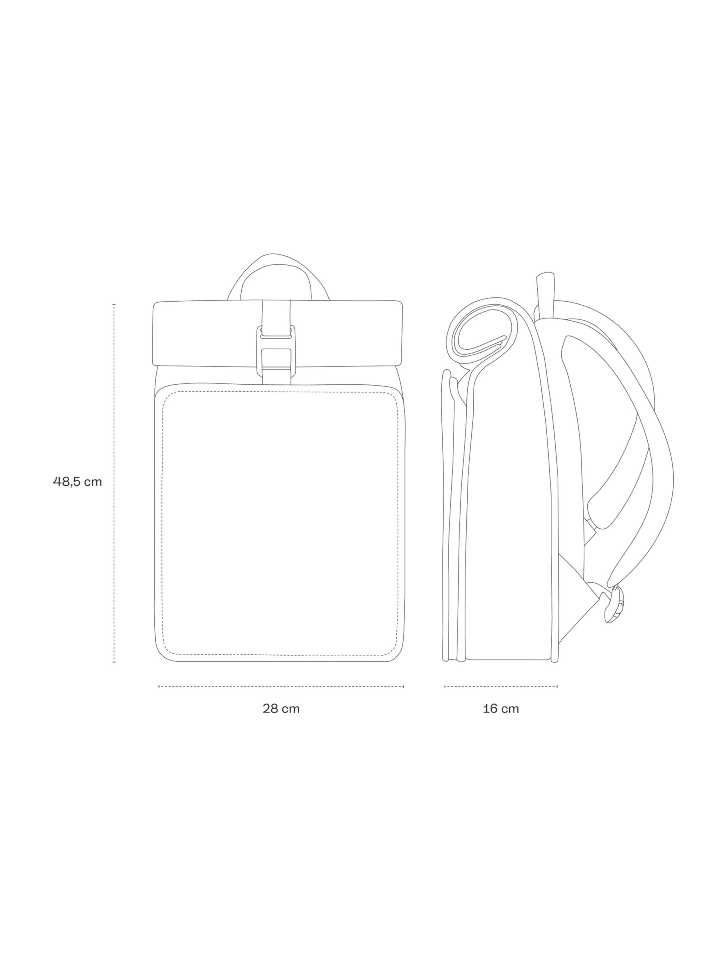 Rucsac 'Lund Pro Midnight Blue' de la Kapten & Son pe albastru