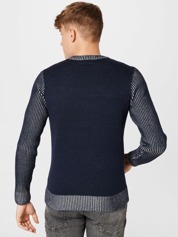 TOM TAILOR Sweater in Blue