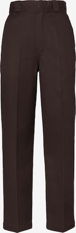 DICKIES Regular Trousers in Brown: front