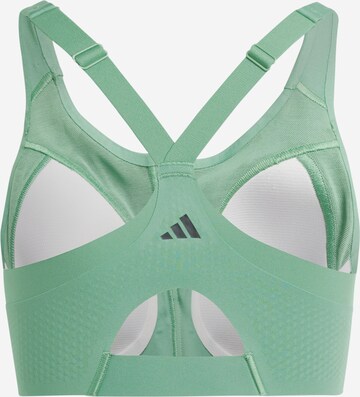 ADIDAS PERFORMANCE Bralette Sports bra 'Impact Luxe' in Green