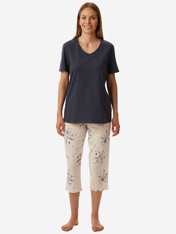 uncover by SCHIESSER Pyjama ' Nightwear ' in Beige: voorkant