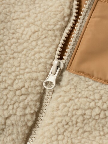 NAME IT Fleece Jacket in Beige