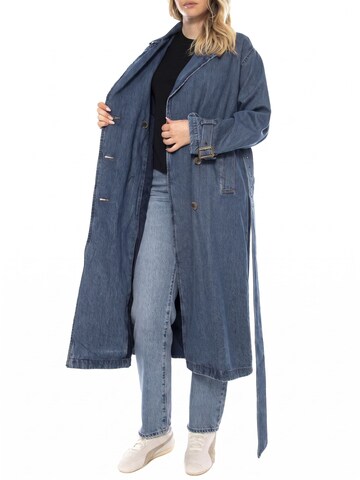 LEVI'S ® Tussenjas 'Levi's® Spade Women's Denim Trench Coat -- Women's Coat Blue Women' in Blauw