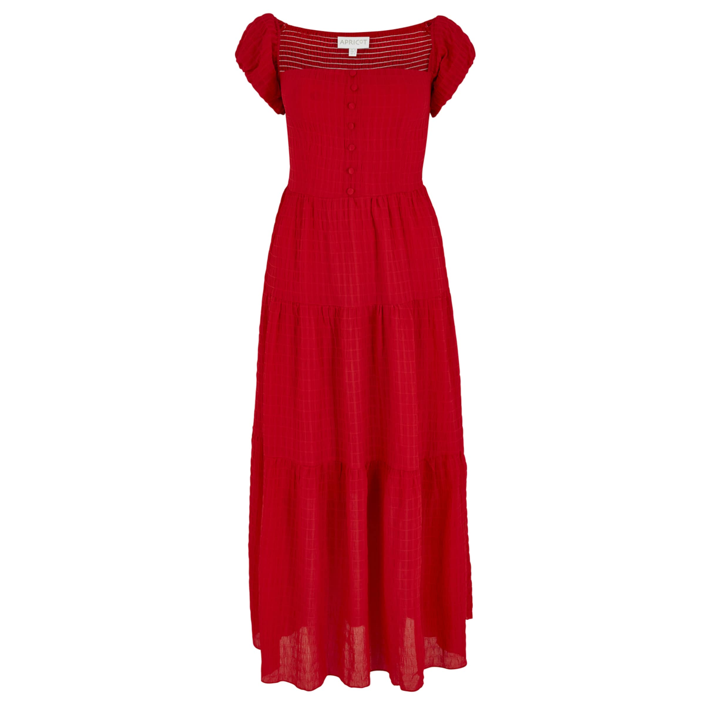 Apricot Dress in Red: front