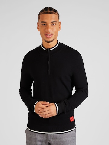 Pull-over 'Saikk' HUGO Red en noir : devant