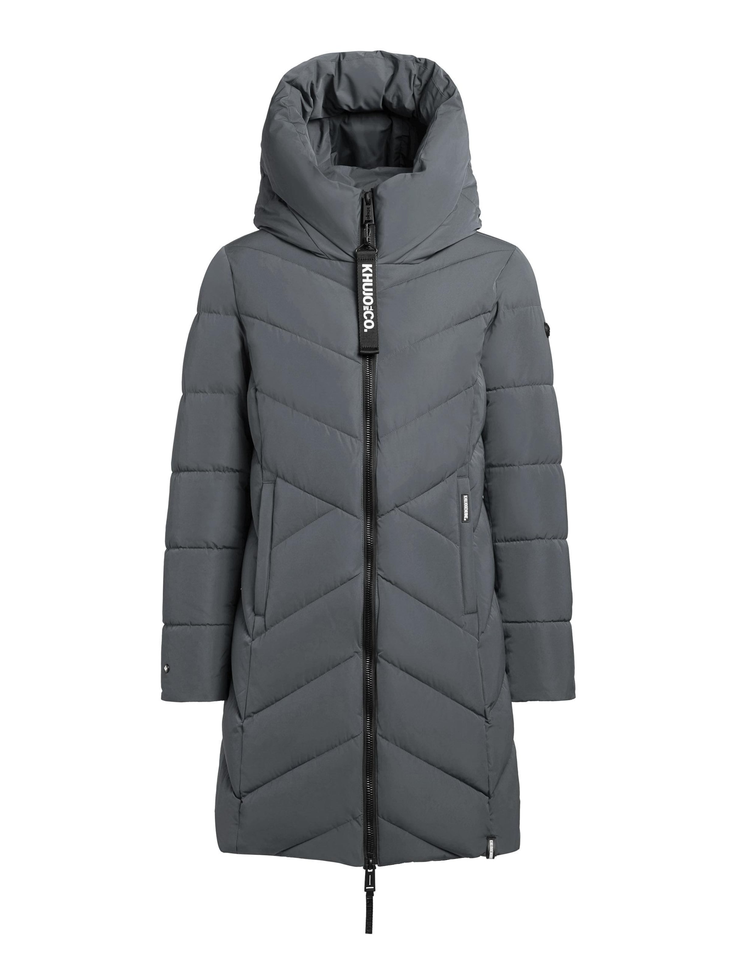 khujo Зимнее пальто 'Darka2-YM' в Зеленый: спереди