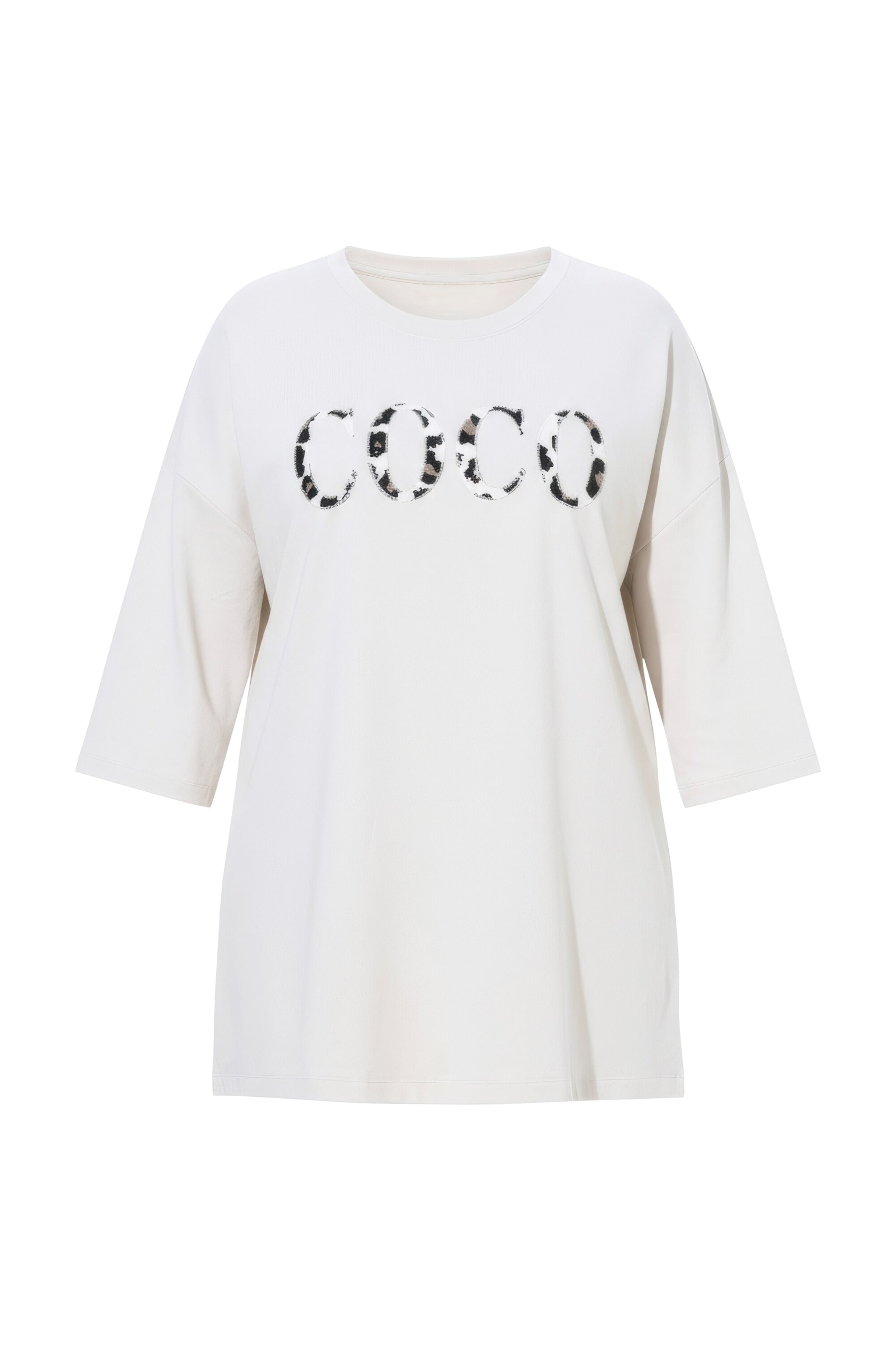 MIAMODA Shirt in Brown / White / Off white, Item view