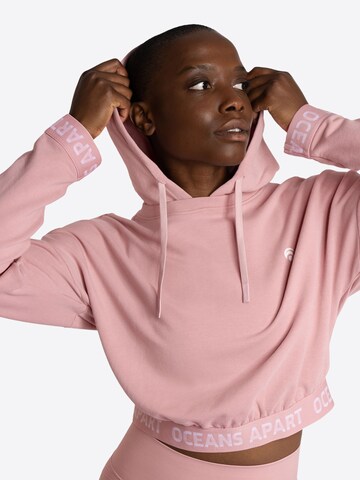 Sweat-shirt 'Beauty' OCEANSAPART en rose : devant