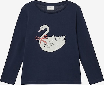 T-Shirt s.Oliver en bleu : devant