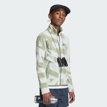 ADIDAS TERREX Funktionsfleecejacke 'Multi' in Grün: Vorderseite