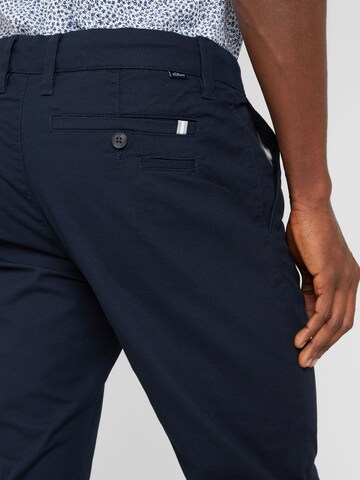 s.Oliver Regular Chino Pants 'Phoenix' in Blue