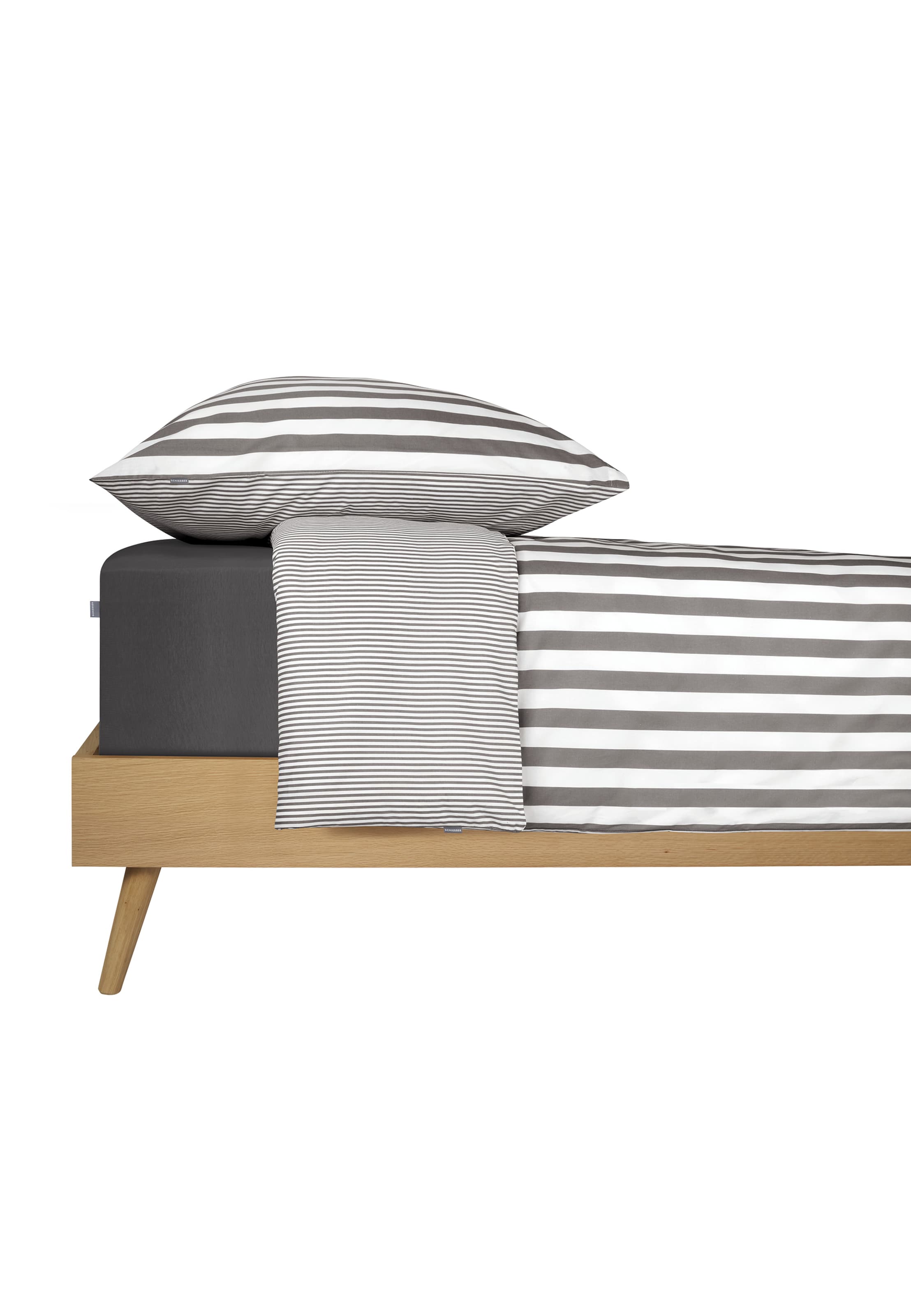 SCHIESSER Bettbezug in Grau