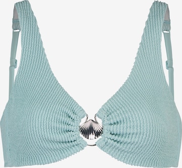 Hunkemöller Bandeau Bikini Top in Blue: front