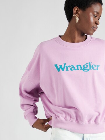 WRANGLER Sweatshirt i lila