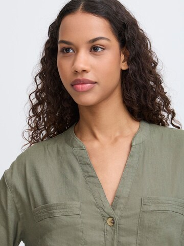 Abito camicia 'PZLuca' di PULZ Jeans in verde