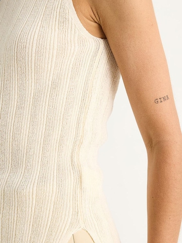 Bianco Lucci Stricktop in Beige