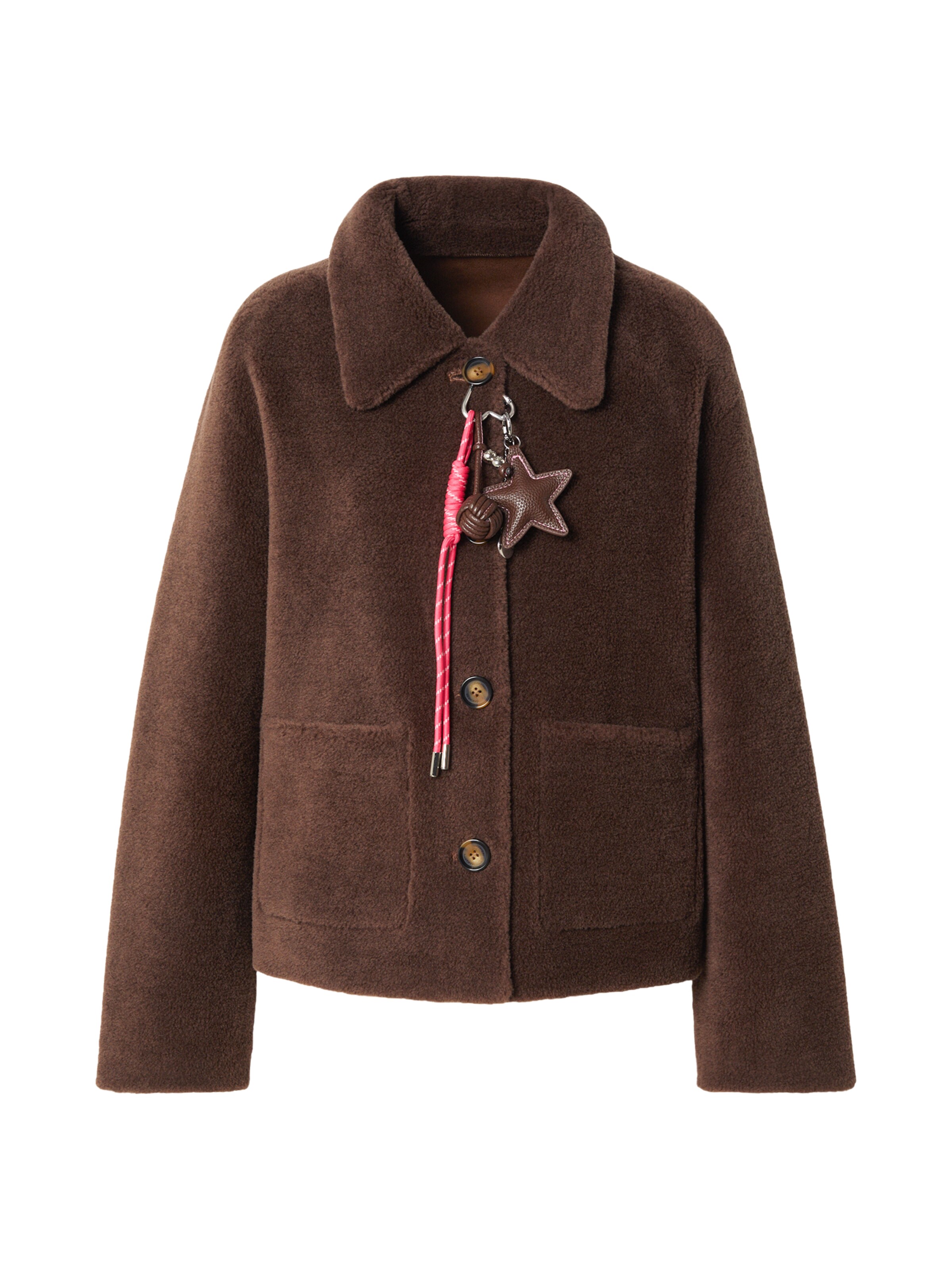 Veste mi-saison 'VESTE' OAKWOOD en marron : devant