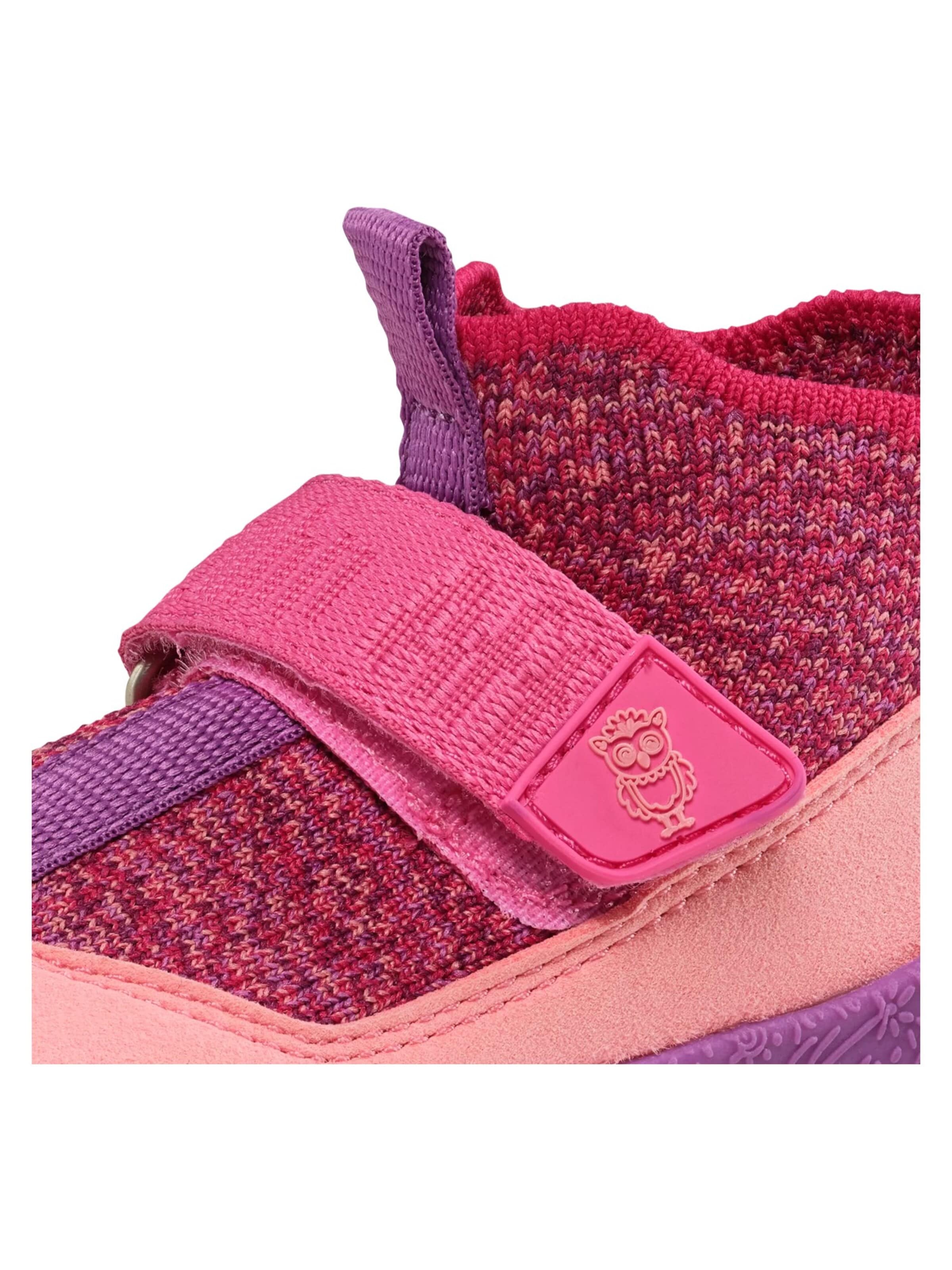 Affenzahn First-Step Shoes 'Knit Toddly Knit Toddly' in Pink: front