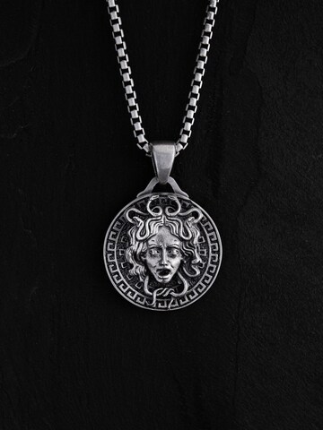 REYTEL Pendant 'GORGON MEDUSA' in Silver: front