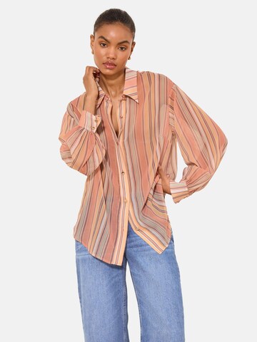 Lipsy Blouse in Orange: front