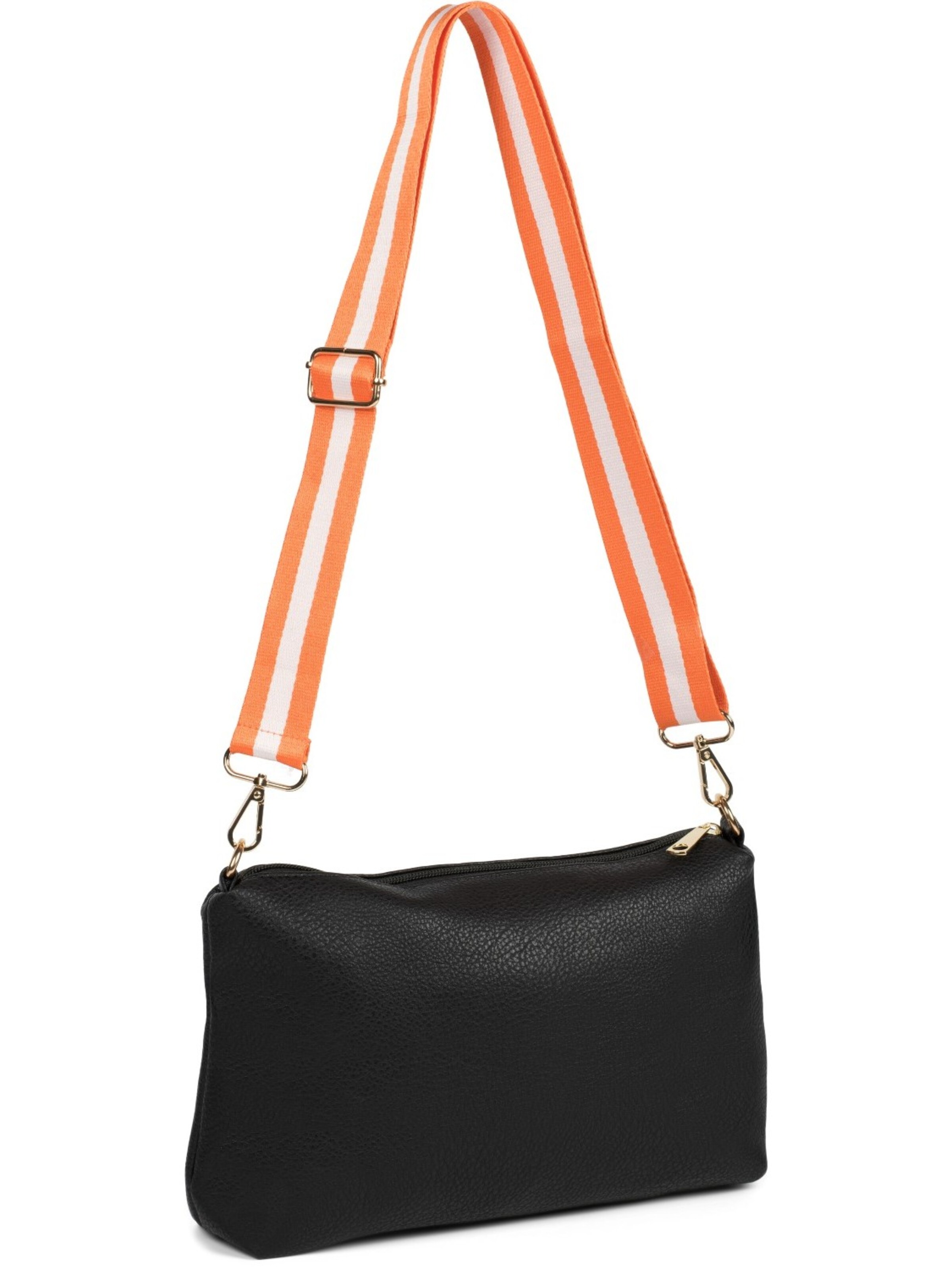 styleBREAKER Taschenzubehör 'Wechsel Taschengurt gestreift'‌‌‌‌‌‌ in Orange