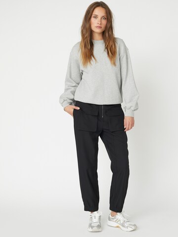 Sweat-shirt 'Zoe' co'couture en gris