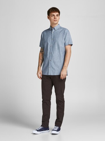 JACK & JONES - Ajuste regular Camisa 'Summer' en azul