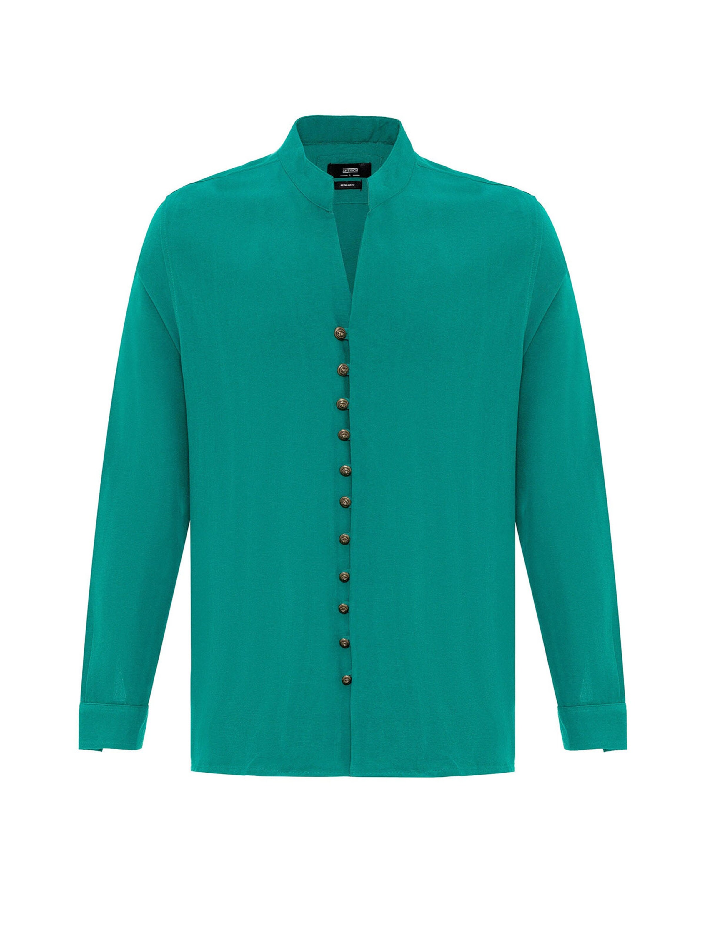 Antioch Средняя посадка Рубашка в Зеленый: спереди