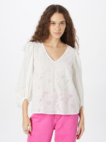 Traffic People - Blusa 'Mollie' en blanco: frente