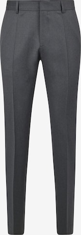 HUGO Red Pleated Pants 'Genius' in Grey: front