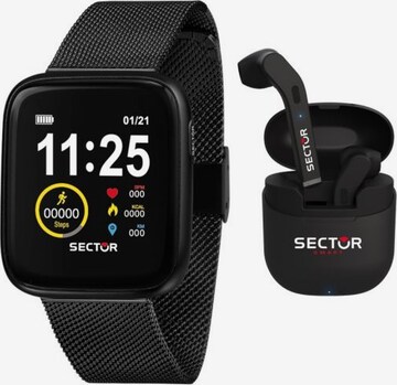 SECTOR Digital Watch in Black: front