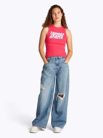Tommy Jeans - Top en rojo