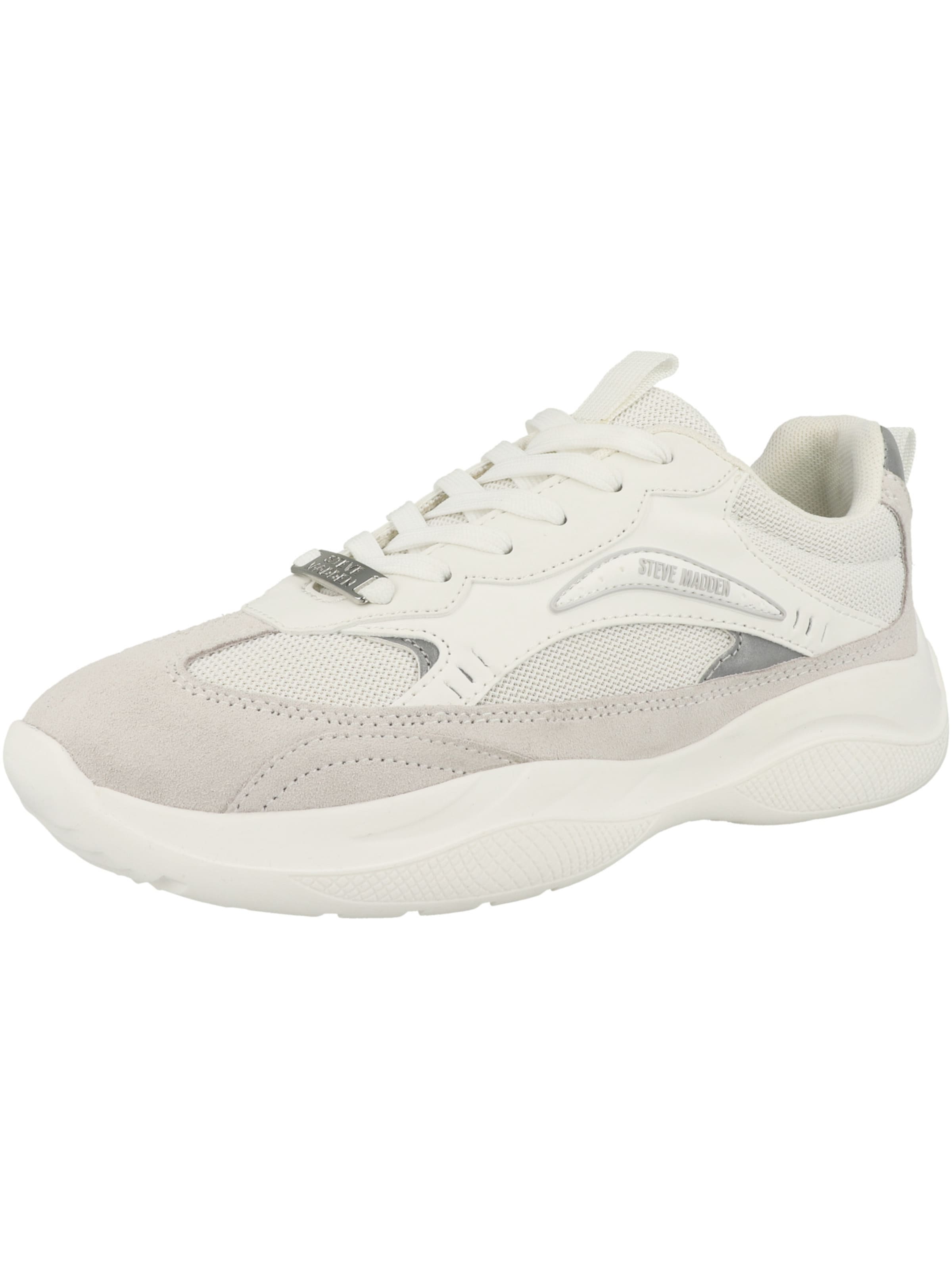 STEVE MADDEN Baskets basses ' Premio' en blanc, Vue avec produit