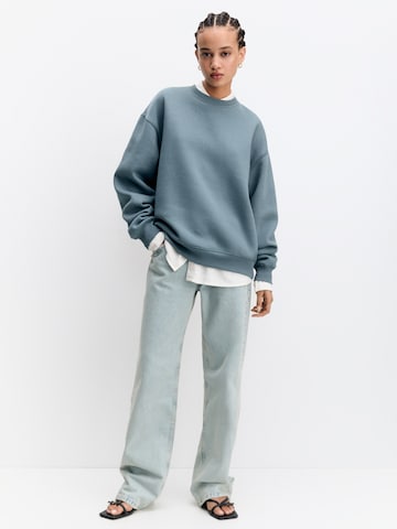 Sweat-shirt Pull&Bear en bleu