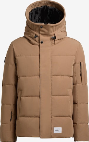 khujo Jacke ' BARD ' in Braun: Vorderseite