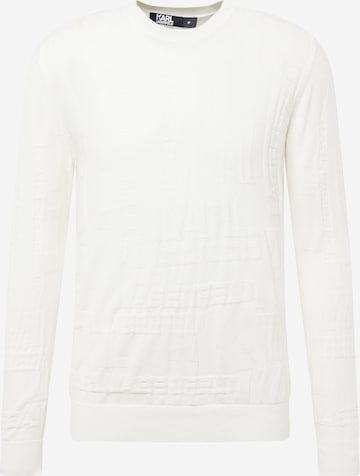 Karl Lagerfeld - Pullover em branco: frente