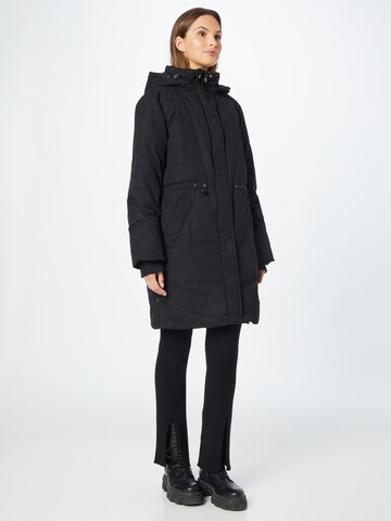 Moves Between-Seasons Coat 'Palise' in Black: front