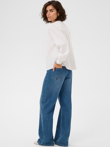 Chemisier 'KANaya' Kaffe en blanc