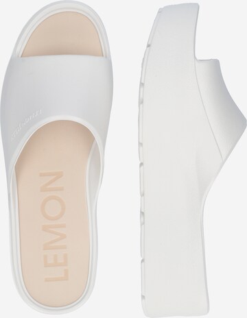 LEMON JELLY Mules 'SUNNY' in White