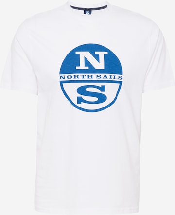 Tricou de la North Sails pe alb: față