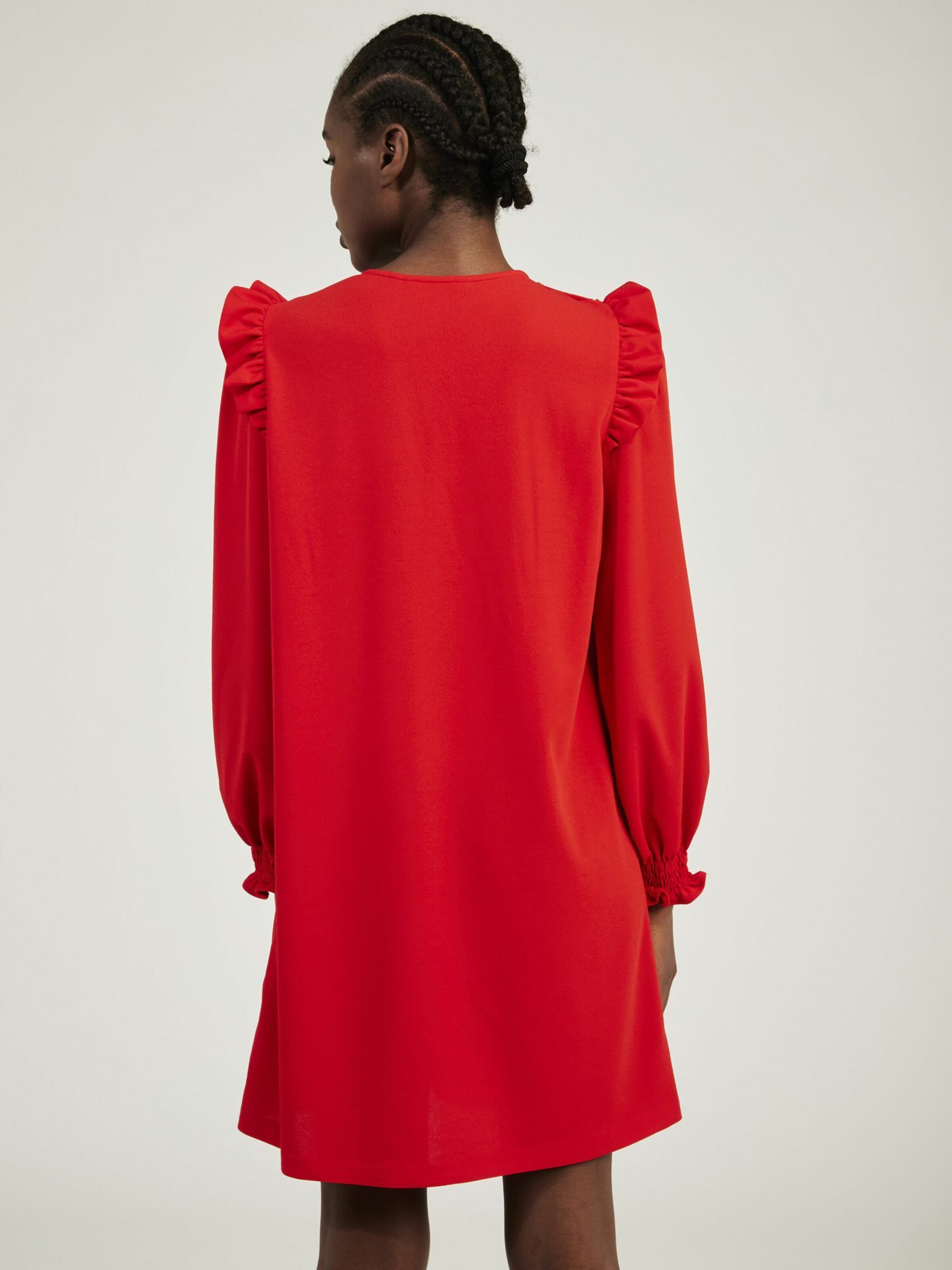 Frauen Kleider NAF NAF Kleid 'Zoe' in Rot - UK09219 Frauen Kleider NAF NAF Kleid 'Zoe' in Rot - UK09219