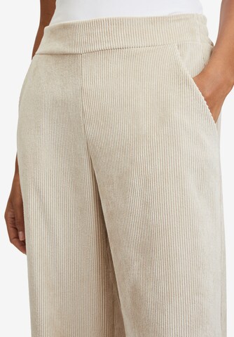 Wide Leg Pantalon Cartoon en beige