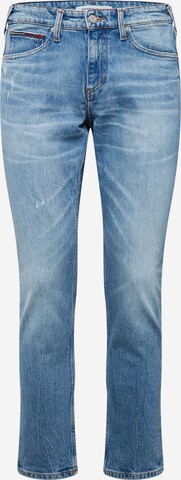 Tommy Jeans - Slimfit Vaquero 'SCANTON' en azul: frente