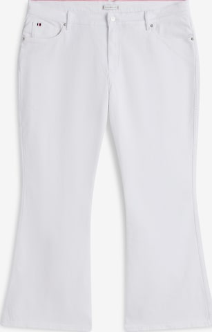 balta Tommy Hilfiger Curve Kliošinis Džinsai: priekis
