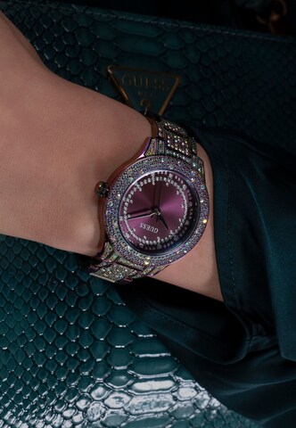 GUESS Analogt ur 'Shooting Star' i pink