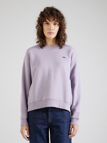 Sweat-shirt Lee en violet : devant