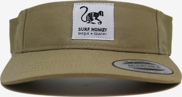 Visore di Surf Monkey in beige: frontale