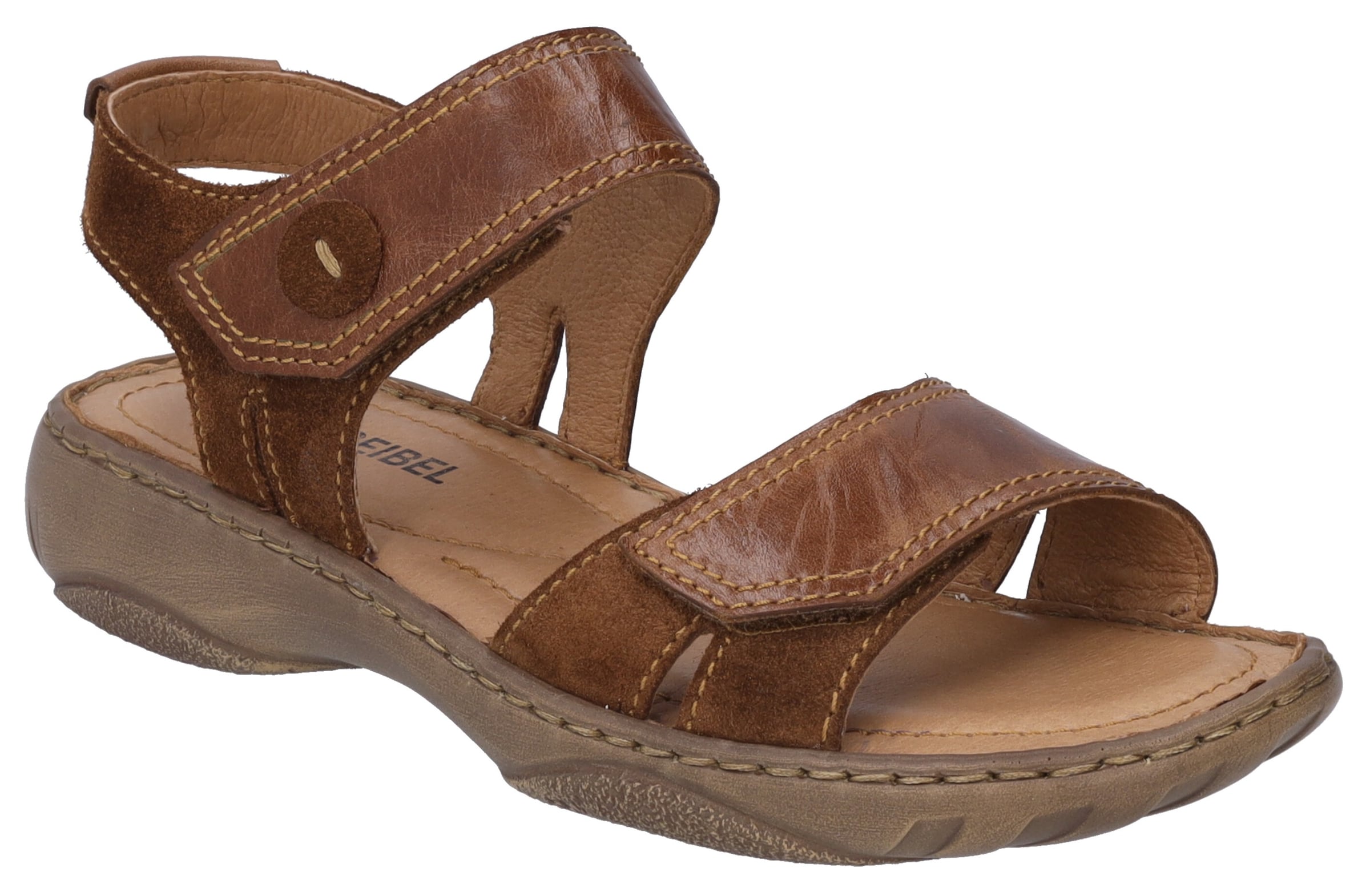 JOSEF SEIBEL Sandale in Braun: Vorderseite