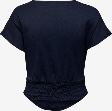 Only Maternity Shirt 'Mina' in Blauw